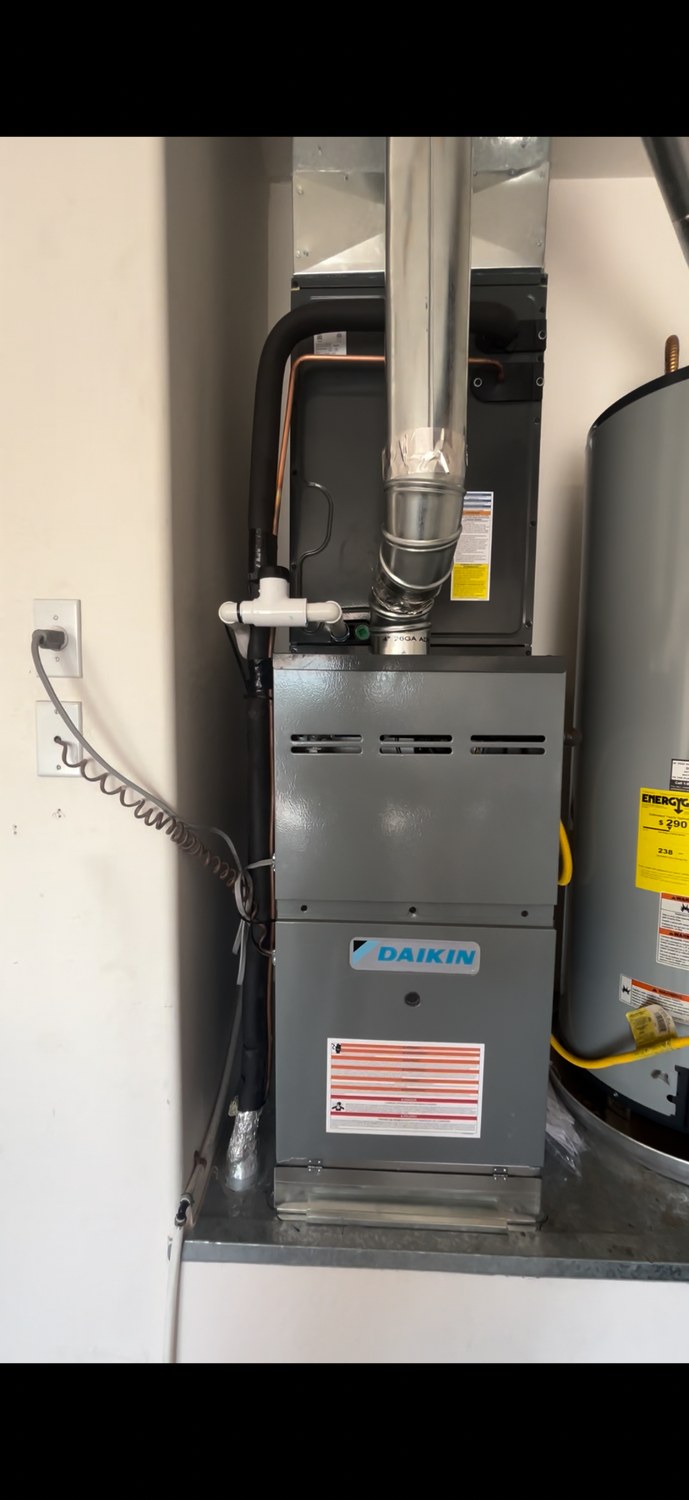 Indoor furnace installation
